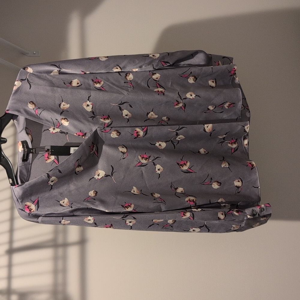 Banana Republic floral blouse